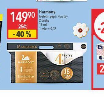 Globus Harmony toaletní papír nabídka
