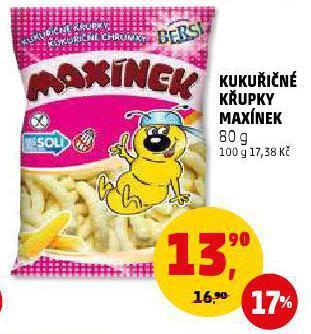Penny Market Kukuřičné křupky maxínek nabídka