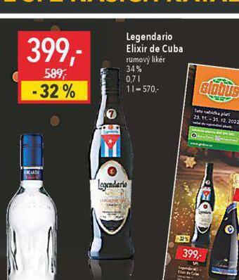 Globus Legendario elixir de cuba nabídka