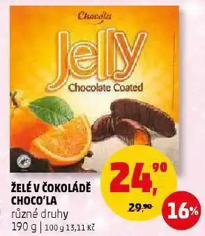 Penny Market Želé v čokoládě chocola nabídka