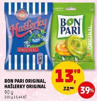Penny Market Bon pari original, hašlerky original nabídka