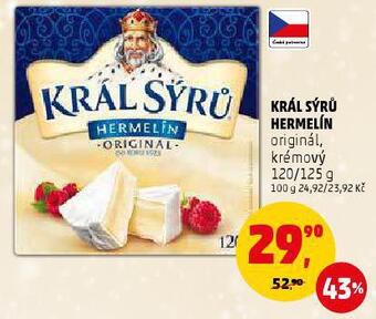 Penny Market Král sýrů hermelín nabídka