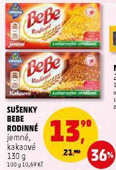 Penny Market Sušenky bebe rodinné nabídka