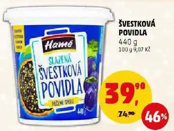 Penny Market Švestková povidla 440 g nabídka