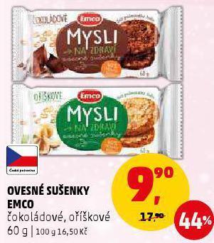 Penny Market Ovesné sušenky emco nabídka