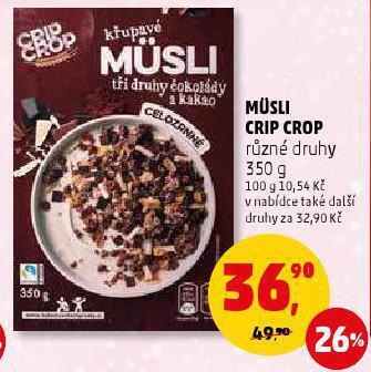 Penny Market Müsli crip crop nabídka