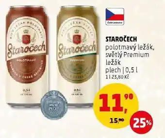 Penny Market Pivo staročech plech nabídka