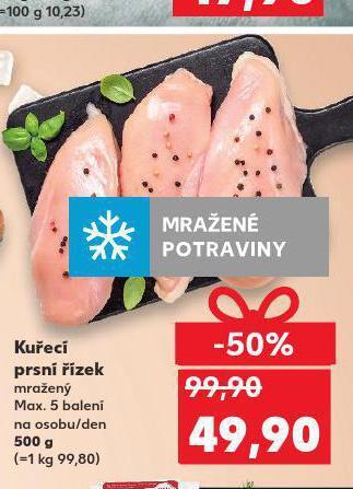Kaufland Kuřecí prsní řízek nabídka