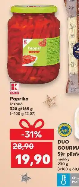 Kaufland Paprika řezaná nabídka