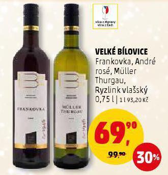 Penny Market Víno velké bílovice nabídka