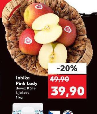 Kaufland Jablka pink lady nabídka