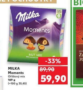 Kaufland Milka moments nabídka