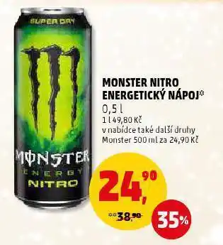 Penny Market Monster nitro energetický nápoj nabídka