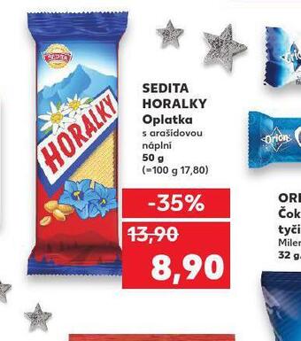 Kaufland Sedita horalky oplatka nabídka