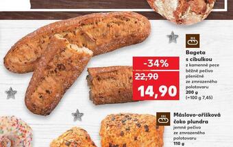 Kaufland Bageta s cibulkou nabídka