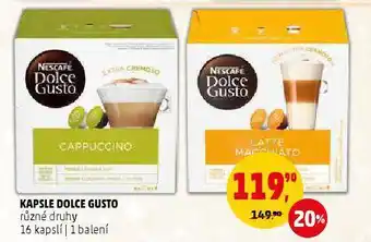 Penny Market Kapsle dolce gusto 16 kapslí nabídka