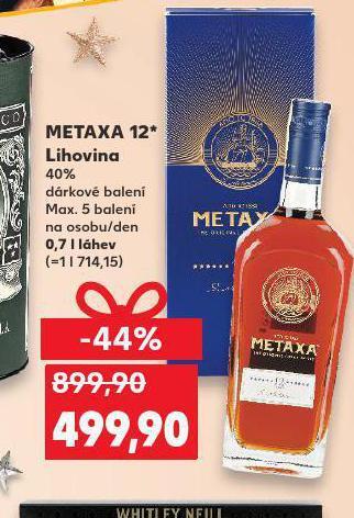 Kaufland Metaxa 12* nabídka
