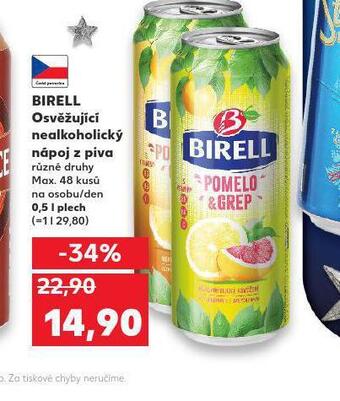 Kaufland Pivo birell nealko nabídka