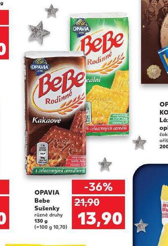 Kaufland Opavia bebe sušenky nabídka