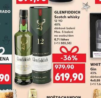 Kaufland Glenfiddich scotch whisky nabídka