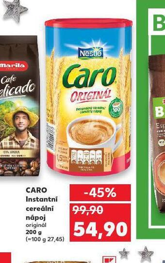 Kaufland Caro instantní cereální nápoj nabídka