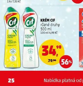 Penny Market Cif krém nabídka