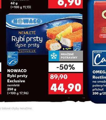 Kaufland Nowaco rybí prsty nabídka
