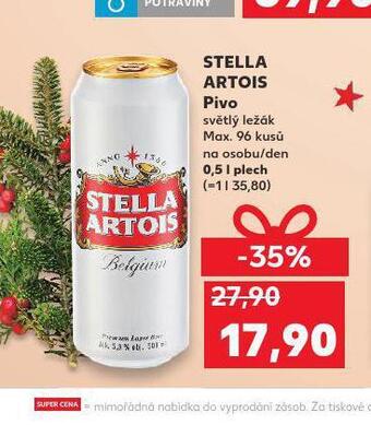 Kaufland Pivo stella artois nabídka