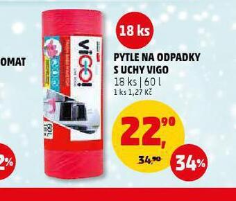 Penny Market Pytle na odpadky s uchy vigo nabídka