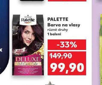 Kaufland Palette barva na vlasy nabídka