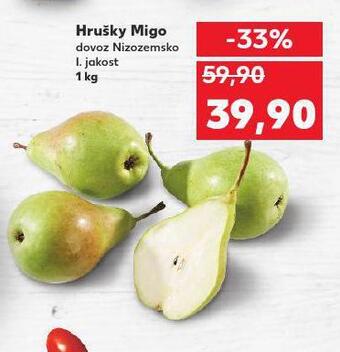 Kaufland Hrušky migo nabídka