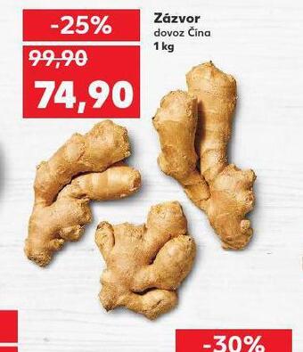 Kaufland Zázvor nabídka