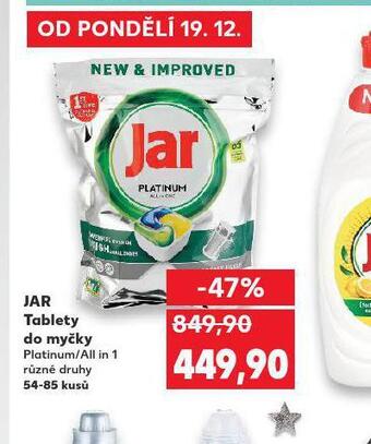 Kaufland Jar tablety do myčky nabídka