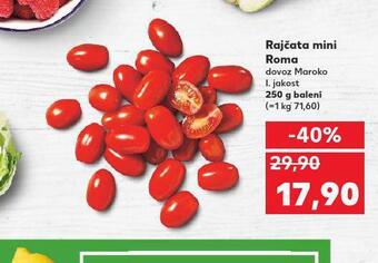Kaufland Rajčata mini roma nabídka