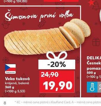 Kaufland Veka tuková nabídka