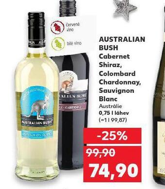 Kaufland Australian bush colombard chardonnay nabídka