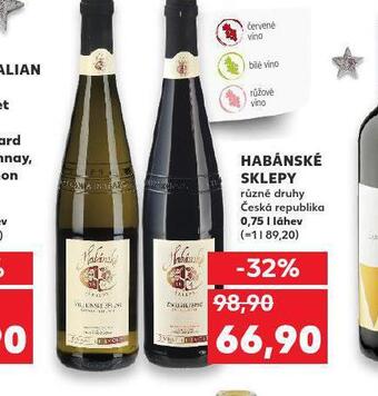 Kaufland Habánské sklepy nabídka