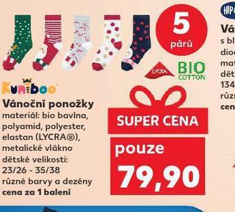 Kaufland Dětské ponožky nabídka