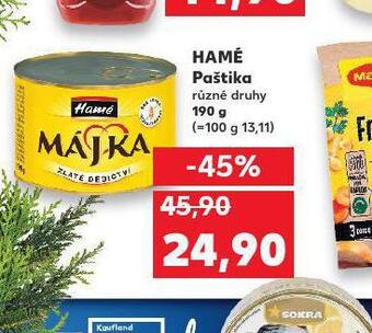 Kaufland Hamé paštika nabídka