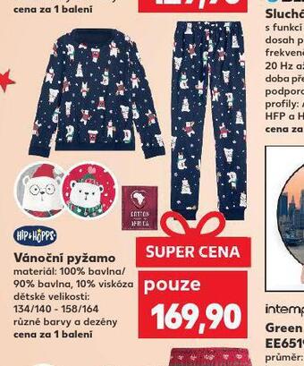 Kaufland Vánoční pyžamo nabídka