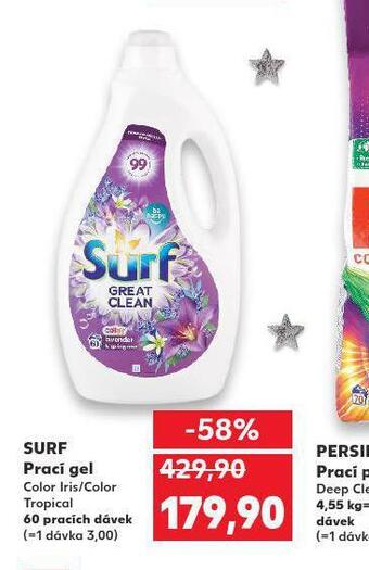 Surf prací gel