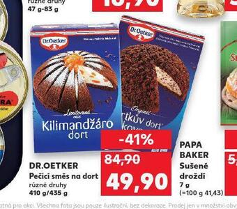 Kaufland Dr. oetker pečící směs na dort nabídka