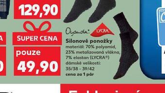 Kaufland Silonové ponožky nabídka