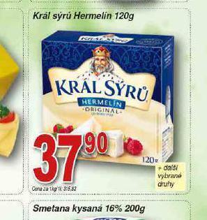 Král sýrů hermelín