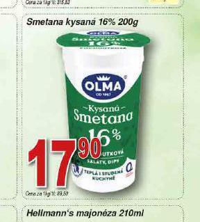Hruška Olma smetana kysaná 16% nabídka