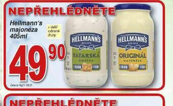 Hruška Hellmann´s tatarská omáčka, majonéza nabídka