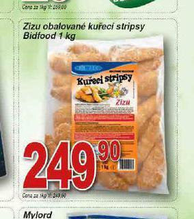 Hruška Zizu obalované kuřecí stripsy nabídka