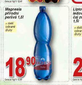 Hruška Magnesia přírodní perlivá nabídka