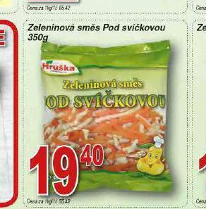Hruška Zeleninová směs pod svíčkovou nabídka