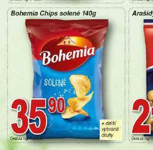Hruška Bohemia chips solené nabídka